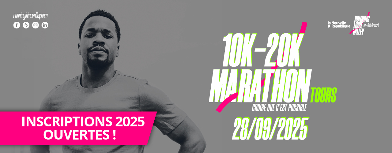 OUVERTURE DES INSCRIPTIONS marathon de tours 2025 !